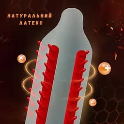 Презерватив з вусиками Olo Phoenix 1 шт. + Кулька + Лубрикант - мініатюра 5