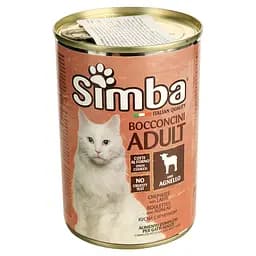 Вологий корм для котів Simba Cat Wet ягня 415 г (70009546)