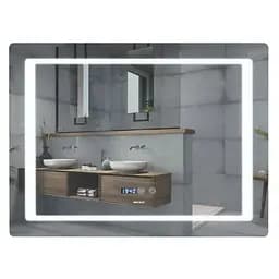 Дзеркало Mixxus Style MR03-90x70 (годинник, LED-підсвічування, антизапотівання) (MI6007)