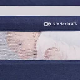 Приставне ліжечко-люлька Kinderkraft Bea Navy синє (00-00304850) - мініатюра 10