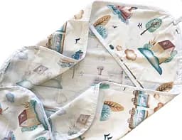 Байковое полотенце Moontime "Мечтательный поезд"