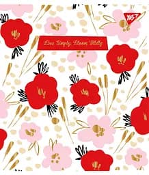 Набор тетрадей Yes Wild bloom А5 в клетку 18 листов 10 шт. (765198)