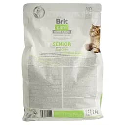 Сухий корм для літніх кішок з надмірною вагою Brit Care Cat GF Senior Weight Control з куркою 2 кг - мініатюра 3