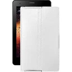 Чохол StatusCASE з екошкіри для планшету Fly Flylife Connect 10.1 3G 2 Білий