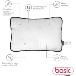 Набір подушок Sonex Basic Black 50x70 см 2 шт. (SO102531) - мініатюра 3
