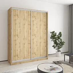 Шкаф-купе двухдверный MebelStar Стандарт AL 2ДСП 160x45x210 см Дуб тахо (MBS-3447)