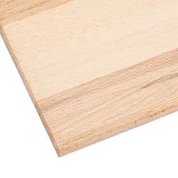 Дошка кухонна обробна дерев'яна з бука 33х50 см, Wood&Steel Бежевий 86369 - мініатюра 7