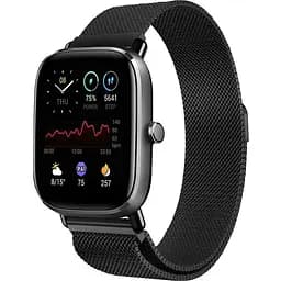 Ремінець міланська петля для BeWatch Amazfit GTS 2 Mini 20 мм Чорний (1010201.A13)