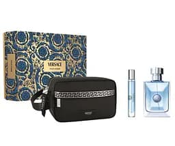 Подарочный Набор Versace Pour Homme туалетная вода 100 мл, атюра 10 мл, косметичка