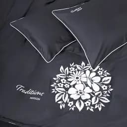 Комплект постільної білизни MirSon Сатин Elit 0240 Iron grey Traditions 160х220 см (2200010537871)