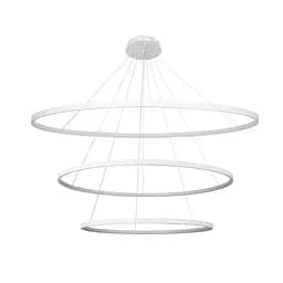 Люстра стельова LED Levistella 7529832-3A WHITE LED (600+800+1000), 170W, 600/800/1000мм, білий, сучасний стиль для дому