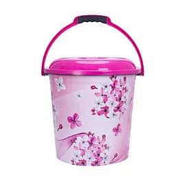 Ведро Violet House Fuchsia Flowers, 20 л, розовый (0207 №5 FUCHSIA FLOWERS с/кр.20 л)