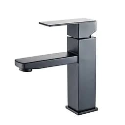Змішувач для умивальника Wezer PRO1-02-BLACK, Чорний матовий
