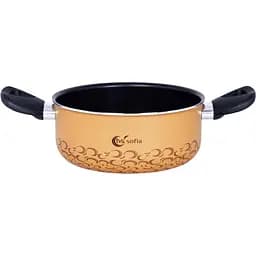 Кастрюля TVS Sofia без крышки 20 см желтая (83404202310101ж)