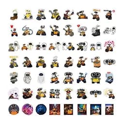 Стікерпак GeekLand WALL-E 60 штук - мініатюра 2