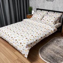 Комплект постельного белья Moon&Star Бязь Gold Люкс Jungle Joy Семейный 143х210х2 наволочки 2х40х60