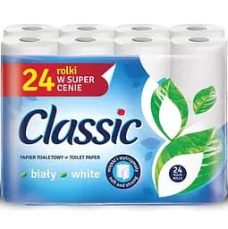 Туалетний папір Velvet Classic, двошаровий, 24 рулонів