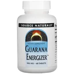 Гуарана Source Naturals Guarana Energizer 900 мг 60 таблеток