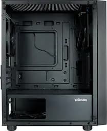 Корпус Zalman T3 Plus Tempered Glass без БЖ Black (T3PLUS) Без БП - мініатюра 5