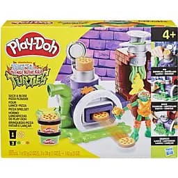  Набор для творчества Hasbro с лепочной массой Play-Doh Ракушки-ниндзя: Пицца-атака(G1829)