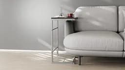 Столик Террі Ferrum-decor 650x440x330 Сірий метал ДСП Венге Магія 16 мм (FRD-105315) - мініатюра 3