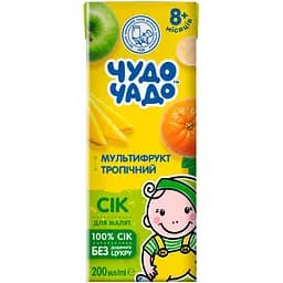 Сок Чудо-Чадо slim тропический мультифруктовый 200 мл