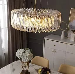 Уникальная подвесная люстра Ø 80 см Line F | Ст. D3008-800