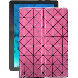 Чехол StatusCASE из экокожи для планшета Lenovo Tab M10 HD Розовый ромб
