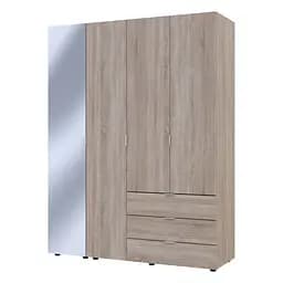 Шафа для одягу Doros Гелар Дуб сонома 3ДСП/Дзеркало 155х49.5х203.4 (42002159)
