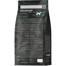 Сухий беззерновий корм для стерилізованих котів Grandorf Fresh Salmon & Sweet Potato Adult Cat Sterilised лосось з бататом 2 кг - мініатюра 2