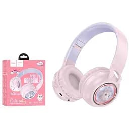 Bluetooth-гарнитура Stereo Hoco W50 розовые