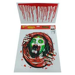 Наклейка Девушка на унитаз