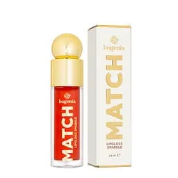 Блеск для губ Bogenia Match Lipgloss Sparkle глянцевый стойкий (BG712), 02 Коралловый