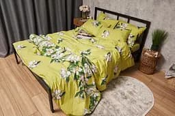 Комплект постільної білизни Moon&Star Бязь Gold Люкс Wisteria полуторний 143х210 наволочки 4х50х70 - мініатюра 7