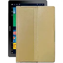 Чехол StatusCASE из экокожи для планшета Samsung Galaxy Book 2 (sm-w737v) Бежевый