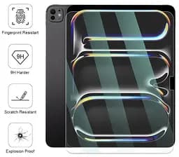 Захисне скло DK для Apple iPad Air 11" M2 2024 A2900/A2902/A2903 Full Glue 2 шт (017810) - мініатюра 4