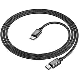 Кабель Borofone BX87 Sharp 60W charging data cable for Type-C to Type-C чорний
