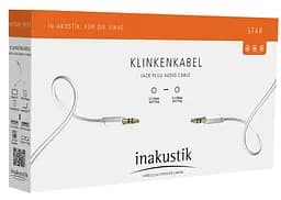 Аудиокабель AUX Mini-Jack Inakustik Star 3,5mm Mini Jack - 3,5mm Mini Jack 3m - мініатюра 2