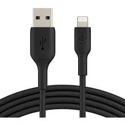 Belkin Кабель USB-A > Lightning заряджання/синхронізації 1м, 12Вт, PVC, чорний