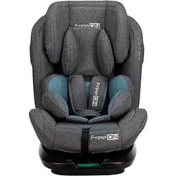 Автокрісло FreeOn Ultima 360° сіре/бірюзове (48921)