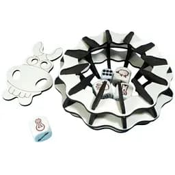 Настольная игра Правильные игры Коробочка для перемешивания кубиков "Зебра" (Dice Shaker + Dice Box: Zebra) (АС-0452)