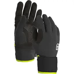 Перчатки мужские Ortovox Fleece Grid Cover Glove Men L Чорний-Жовтий