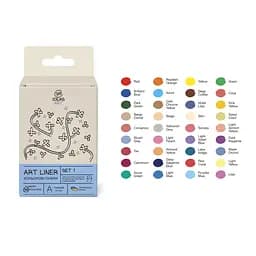 Набор цветных линеров, 36 цветов, IDEA10-AL36SET1, 99IDEAS