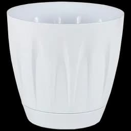 Горшок для цветов Serinova Daisy, 1.5 л, белый (P002-Beyaz)