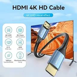Кабель Vention HDMI-HDMI V 1.4 12 м (ALHSM) - мініатюра 6