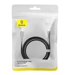 Кабель Baseus Pudding Series Fast Charging Cable Type-C to iP 20W 1.2 м Cluster Чорний - мініатюра 2