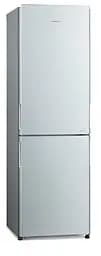 Холодильник Hitachi R-BG410PUC6GS 190х65х60см 2 двері Х-215 л М-115 л A+ NF Інвертор Срібло скло (R-BG410PUC6GS)