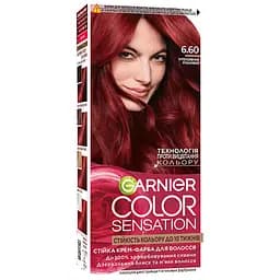 Краска для волос Garnier Color Sensation оттенок 6.60 интенсивный рубиновый 110 мл (C6544201)