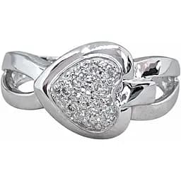 Золотое кольцо с бриллиантами. 110220Б 17,5