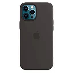 Чохол Silicone Case з MagSafe для Apple iPhone 12 Pro Max (Black) ААА [53336] - мініатюра 2